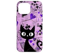 Is It Skills or Luck Purple Vamos a Jugar Algunas Cartas Gato Negro Carcasa para iPhone 16 Pro MAX