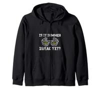 Is It Summer Break Yet Vacaciones Playa Escuela Relajarse - Sudadera con Capucha