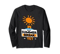 Is It Summer Break Yet Vacation Beach School Relájate | -- Manga Larga