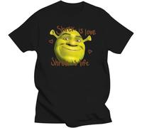 is Life Print T Shirt Men Cotton Oversized Comfortable T-Shirt Trendy Fashion Short Sleeve Tees Black