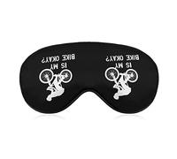 is My Bike Okay Antifaz para dormir Blackout Night Blindfold con correa ajustable para hombres, mujeres, viajes, yoga, siesta