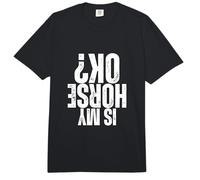 Is My Horse Okay Saltadores de Caballos Saltando Ecuestre Divertido Comfort Colors Adult Heavyweight T-Shirt