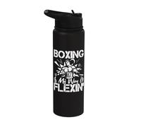 Is My Way Of Flexin Guantes de Boxeo Stainless Steel Insulated Water Bottle