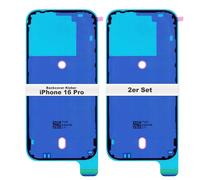 IS-TECK Juego de 2 adhesivos de repuesto para iPhone 14 15 16 Plus Pro Max para carcasa trasera y marco de junta, adhesivo impermeable (iPhone 16 Pro)