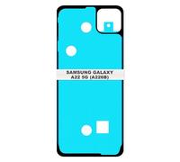 IS-TECK Tapa de batería adhesiva compatible con Samsung Galaxy A22 5G A226 cinta adhesiva junta tira de lámina trasera