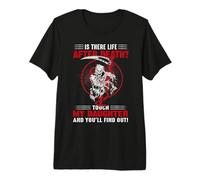 Is There Life After Death Touch My Daughter Dad Fathers Day Camiseta Premium