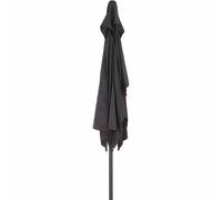 Isa Parasol Paraguas De Giro 200×300 Cm Gris Antracita Con Manivela