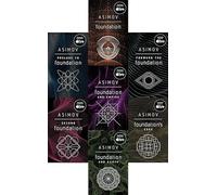Isaac Asimov Foundation Series Complete 7-Book Collection (Foundation, Foundation and Empire, Second Foundation, Foundation’s Edge, Foundation and ... to Foundation & Forward the Foundation)