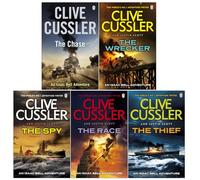 Isaac Bell Series 1-5 Books Collection Set by by Clive Cussler, Justin Scott (The Chase, The Wrecker, The Spy, The Race, The Thief)