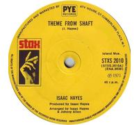 ISAAC HAYES - THEME FROM SHAFT[ STAX STXS2010 1971] VINYL 7" ISAAC HAYES