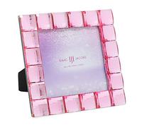 Isaac Jacobs IJI - Marco de fotos con aplicaciones brillantes transparentes