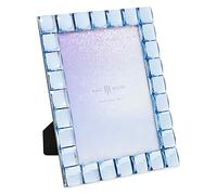 Isaac Jacobs International Iji Clear Jewel Marco de fotos 5x7 azul claro