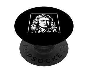 Isaac Newton Física Ciencia Retrato Vintage Gráfico PopSockets PopGrip Adhesivo