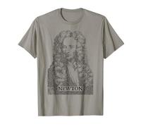 Isaac Newton Principia Funny Physics Book Texto Retrato Camiseta