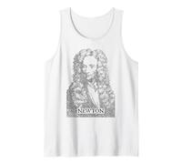 Isaac Newton Principia Funny Physics Book Texto Retrato Camiseta sin Mangas