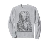 Isaac Newton Principia Funny Physics Book Texto Retrato Sudadera