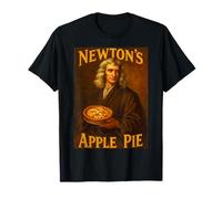 Isaac Newton Tarta de Manzana Física Parodia Ciencia Amante Divertido Camiseta