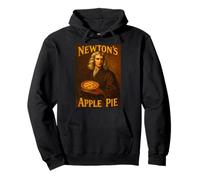 Isaac Newton Tarta de Manzana Física Parodia Ciencia Amante Divertido Sudadera con Capucha