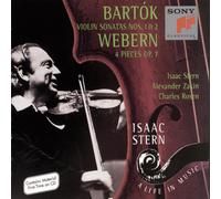 Isaac Stern Bartók: Violin Sonatas Nos. 1 & 2 - Webern: 4 (CD) (Importación USA)
