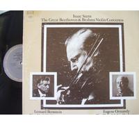 Isaac Stern: The Great Beethoven & Brahms Violin Concertos, (2 LP Set) Leonard Bernstein, New York Philharmonic, Eugene Ormandy, Philadelphia Orchestra