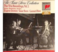 ISAAC STERN, Violin - THE ISAC STERN COLLECTION The Trio Recording Vol. 1 -- BRAHMS -- MENDELSSON -- SCHUBERT