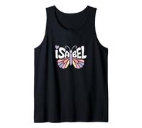 Isabel Butterfly - Personalizado Lindo Nombre Palabra Arte Camiseta sin Mangas