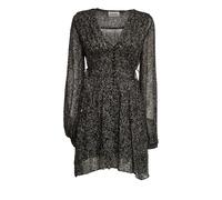 Isabel Marant- Abito corto in mussola con stampa- Dresses- Mujer- Negro- 2XS- Abito corto in mussola con stampa