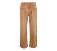 Isabel Marant- Pantalones Anchos con Pliegues- Jeans- Mujer- Marrón- M- Pantalones Anchos con Pliegues