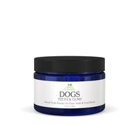 Isabella's Clearly TEETH & GUMS Polvo Dental para Perros, 113 g | Para placa, sarro y mal aliento | Con kelp, coco y canela | Sin xilitol ni flúor | Sin enjuague