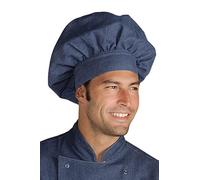 Isacco - Gorro de cocinero Jeans, 100% algodón