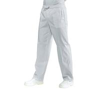 Isacco - Pantalón con elástico Blanco, XL, 100% algodón, 210 gr/m2