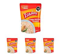 Isadora - Frijoles Refritos Peruanos - Formato Bolsa - 430g - Hechos en México - Sin conservantes - Ingredientes naturales - Listo para comer (Paquete de 4)
