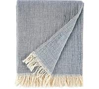 Isadora Paris Throw Cloud - Mantas de algodón súper Suaves para sofá, Cama, sofá, Ultra lujosas, cálidas y acogedoras para Todas Las Estaciones