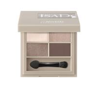 IsaDora The Eyeshadow Quartet - Paleta de sombras de ojos con 4 colores para un maquillaje impecable, fórmula cremosa y textura suave como la seda, maquillaje vegano, libre de crueldad (04 capuchino)