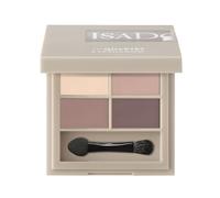 IsaDora The Eyeshadow Quartet - Paleta de sombras de ojos con 4 colores para un maquillaje impecable, fórmula cremosa y textura suave como la seda, maquillaje vegano, libre de crueldad (01 nudes)