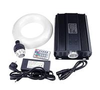 ISAFIX Luces de Fibra optica DMX 90W RGB LED Kit de Techo de Estrella de Fibra óptica luz de 0,75 mm, 600pcs * 3M + 300PPCS * 2M con MAPORTE DE 28KEY for LOS Lugares DE TEINTURA