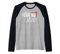 Isaiah 40:10 Not Fear Hope Isaiah 40:31 God Faith Over Fear Camiseta Manga Raglan