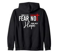 Isaiah 40:10 Not Fear Hope Isaiah 40:31 God Faith Over Fear Sudadera con Capucha