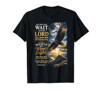 Isaiah 40:31 Wait on The Lord, Renew Strength Eagle Camiseta