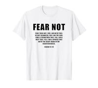 Isaiah 41:10 Fear Not Bible Promise of Protection & Blessing Camiseta