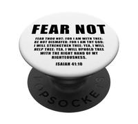 Isaiah 41:10 Fear Not Bible Promise of Protection & Blessing PopSockets PopGrip Adhesivo