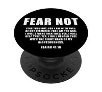 Isaiah 41:10 Fear Not Bible Promise of Protection & Blessing PopSockets PopGrip Adhesivo