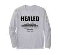 Isaiah 53:5 Bible Verse Promise of Healing and Health Faith Manga Larga