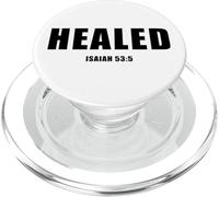 Isaiah 53:5 Bible Verse Promise of Healing and Health Faith PopSockets PopGrip para MagSafe