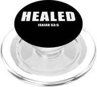 Isaiah 53:5 Bible Verse Promise of Healing and Health Faith PopSockets PopGrip para MagSafe