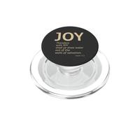 Isaías 12:3 Joy Christian Salvation KJV Diseño de versículo de la Biblia PopSockets PopGrip para MagSafe