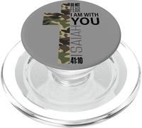 Isaías 41:10 No Temas a la Fe Verso de la Biblia Cristiana Camo PopSockets PopGrip para MagSafe