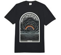 Isaías 43 2 Verso de la Biblia de fe Cristiana Rainbow Deep Waters Comfort Colors Adult Heavyweight T-Shirt