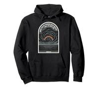 Isaías 43 2 Verso de la Biblia de fe Cristiana Rainbow Deep Waters Sudadera con Capucha