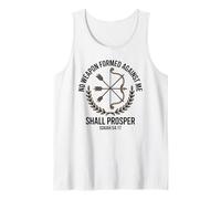 Isaías 54:17 Protección de Armas espirituales Camiseta sin Mangas